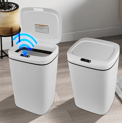 Smart Hands-Free Trash Can – 12L & 17L, Motion Sensor