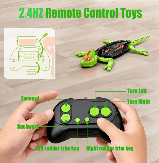 Wall Climbing RC Gecko – Remote Control Lizard Robot