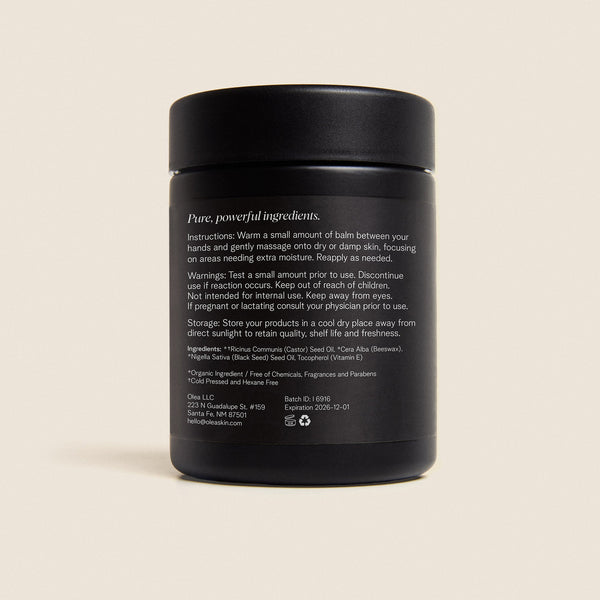 Castor Oil + Black Seed Oil. Zero Mess.