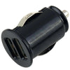 Car Truck Dual 2 Port USB Mini Charger Adapter 12V Power - Black