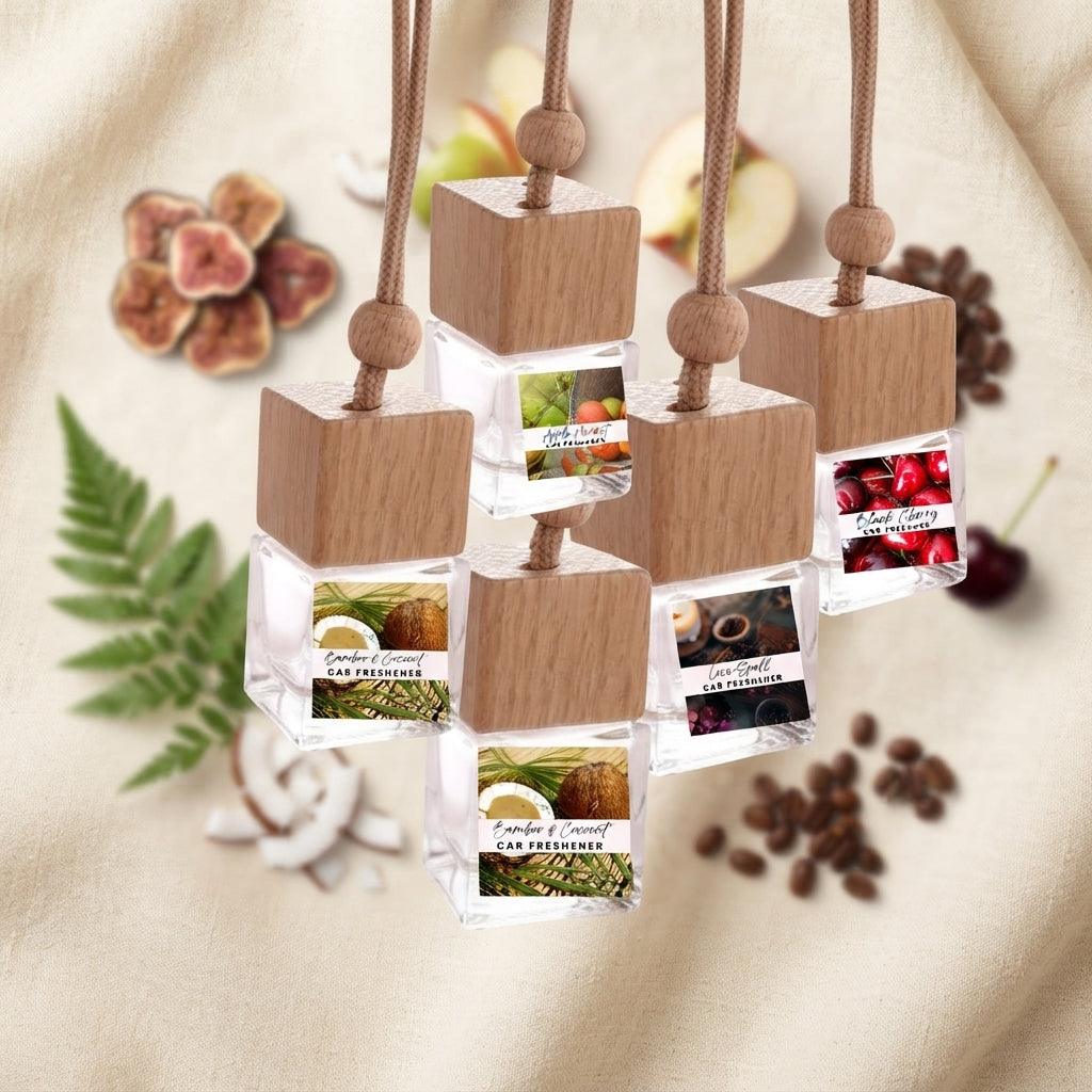 Clean & Fresh Hanging Car Freshener Collection – Crisp Linen & Cotton