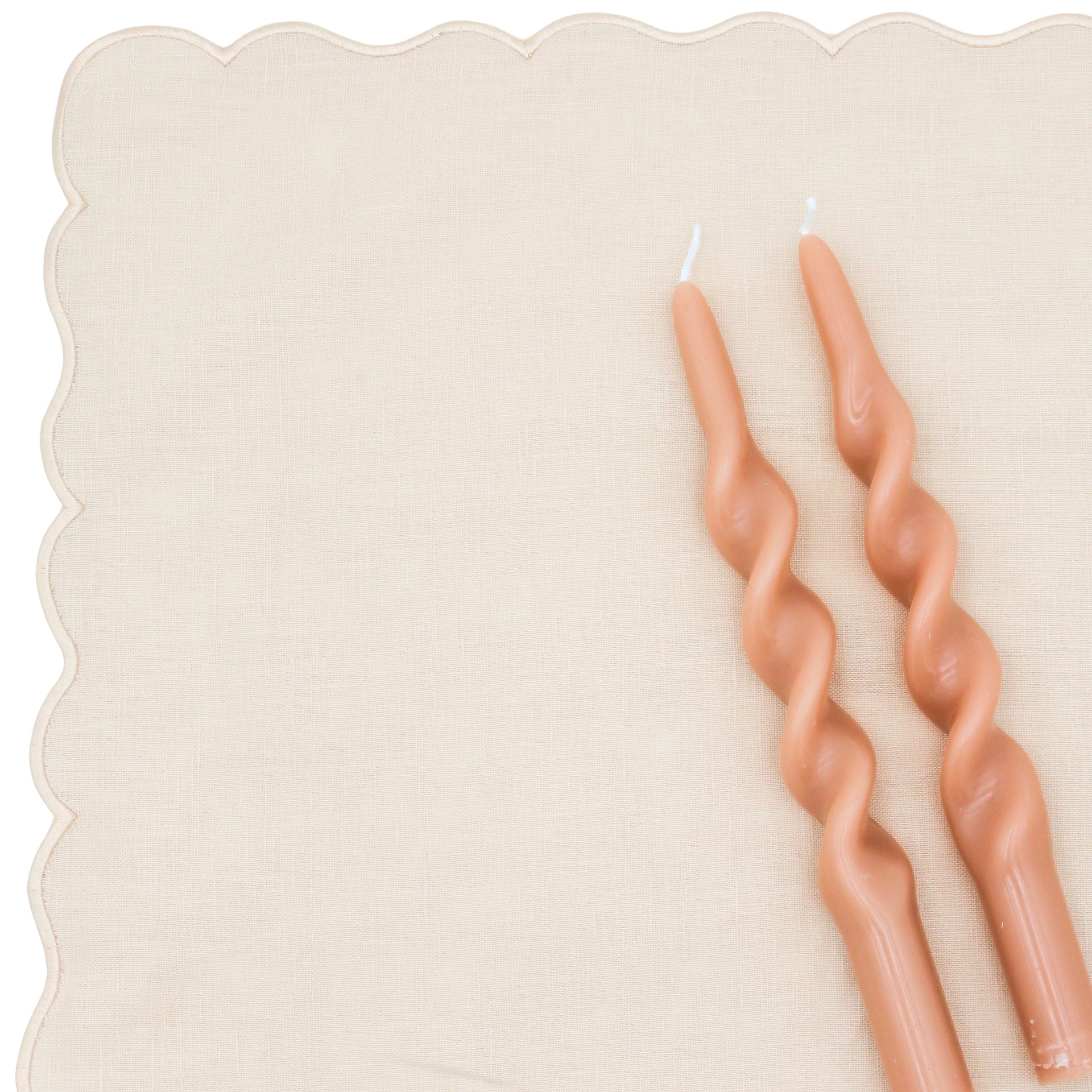 20 Caramel Swirl Candles - 10 Packs of 2