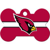 Arizona Cardinals NFL Pet ID Tag - Large Bone