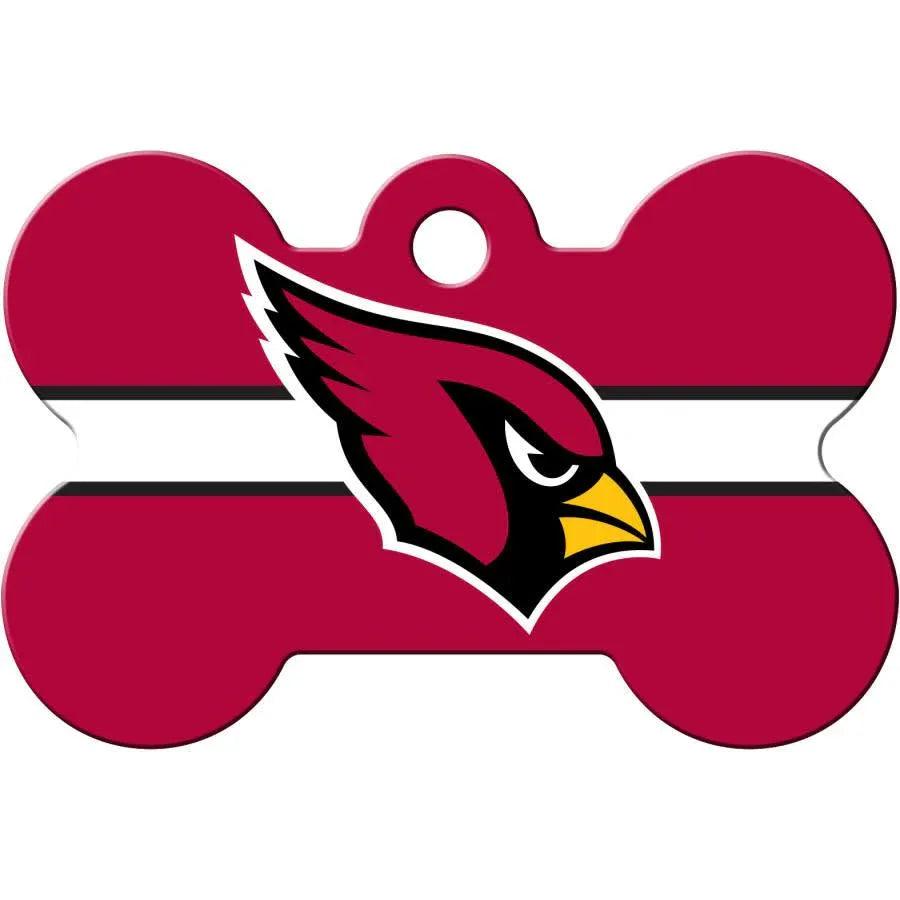 Arizona Cardinals NFL Pet ID Tag - Large Bone - Gifts for You 'n Me