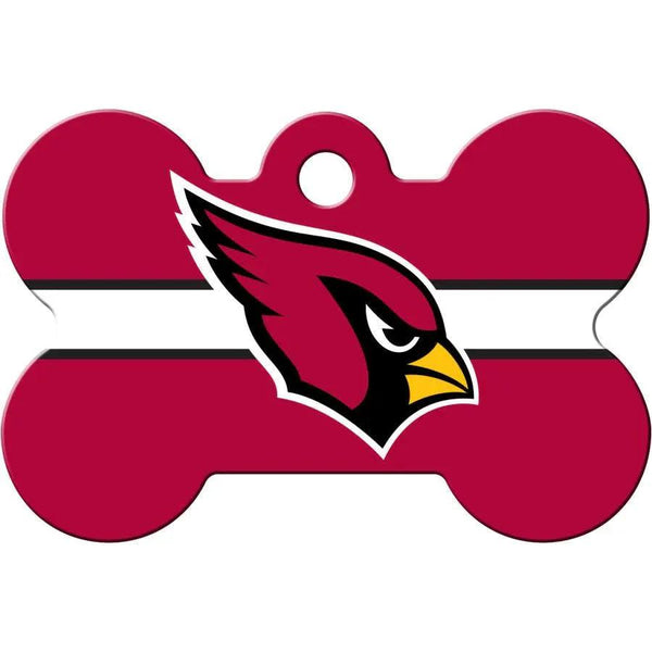 Arizona Cardinals NFL Pet ID Tag - Large Bone - Gifts for You 'n Me