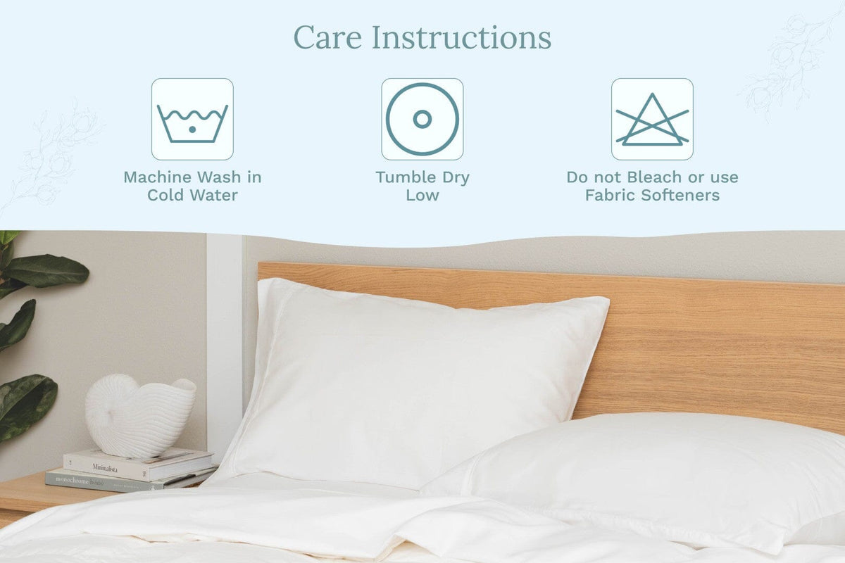 Organic Sateen Pillowcases (Shipping fees may apply)