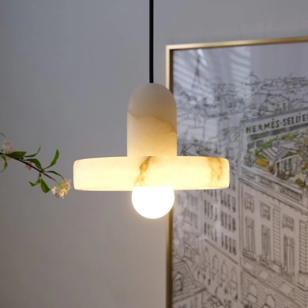 Carrara Alabaster Pendant Lamp