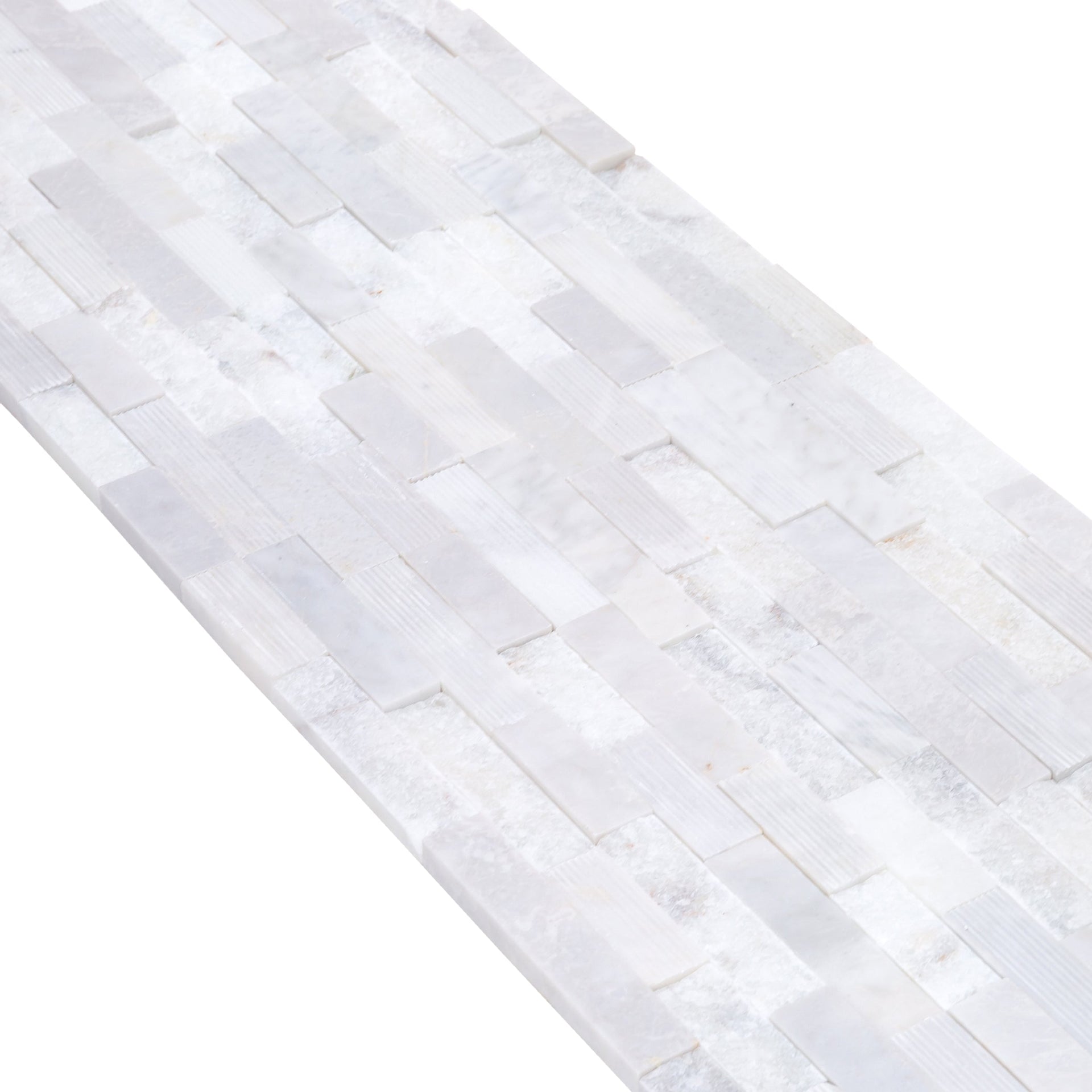 Carrara White Ledger Multi-surface 3D Panel 6