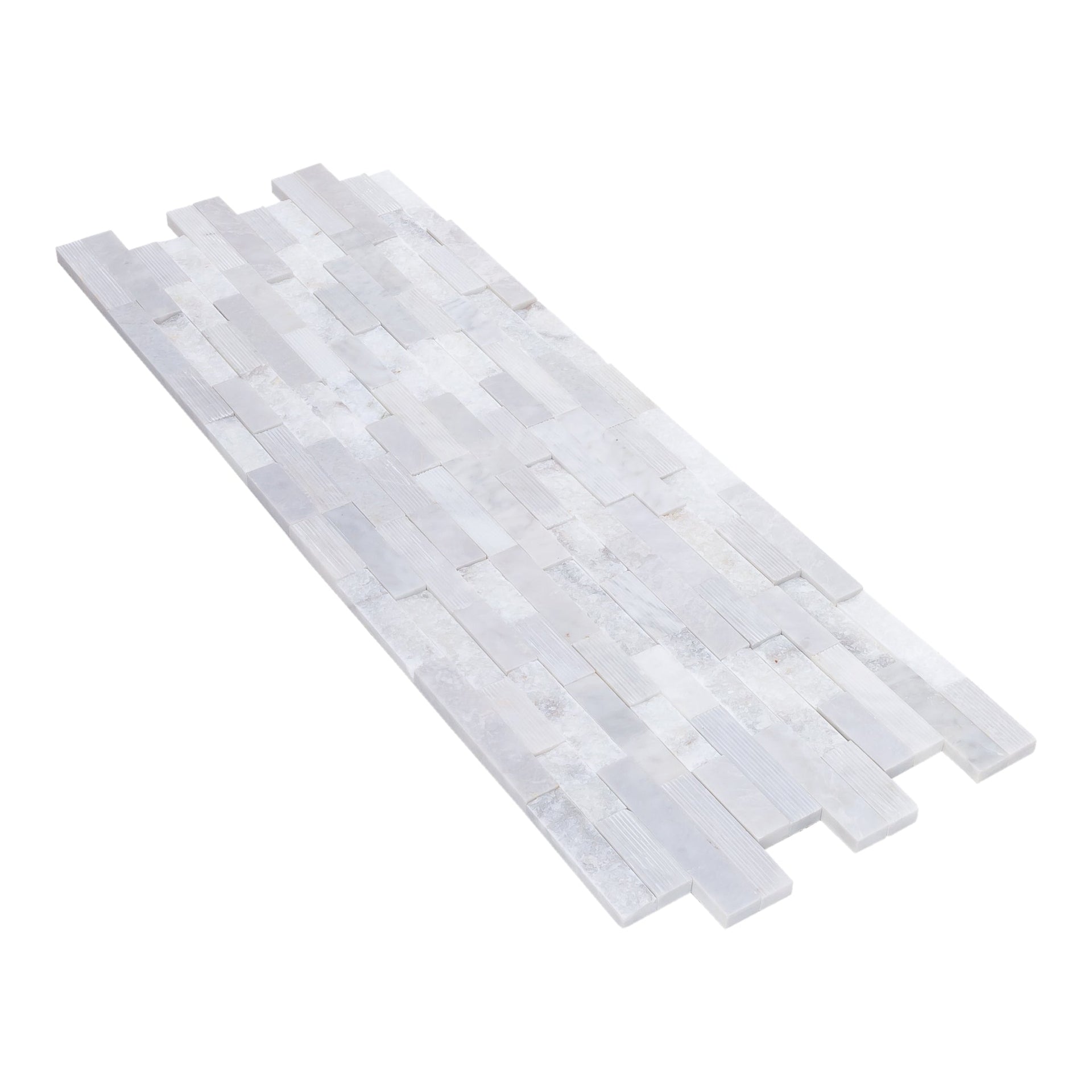 Carrara White Ledger Multi-surface 3D Panel 6