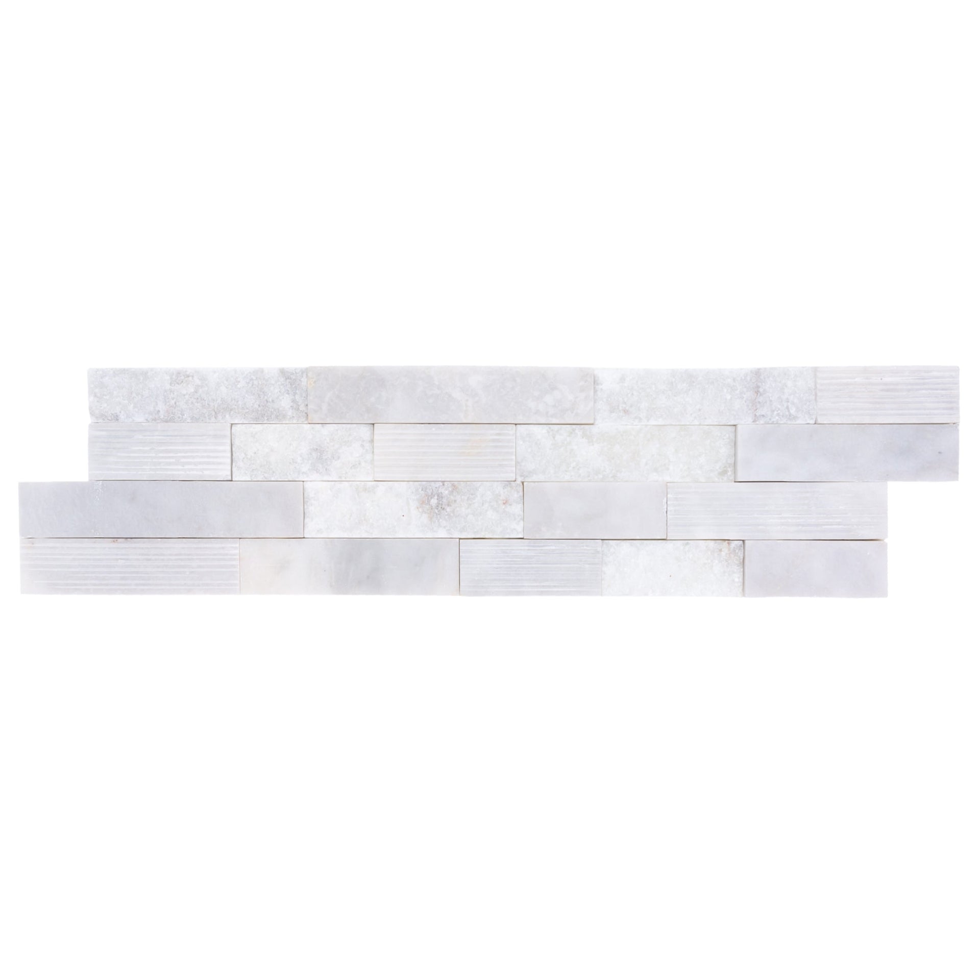 Carrara White Ledger Multi-surface 3D Panel 6