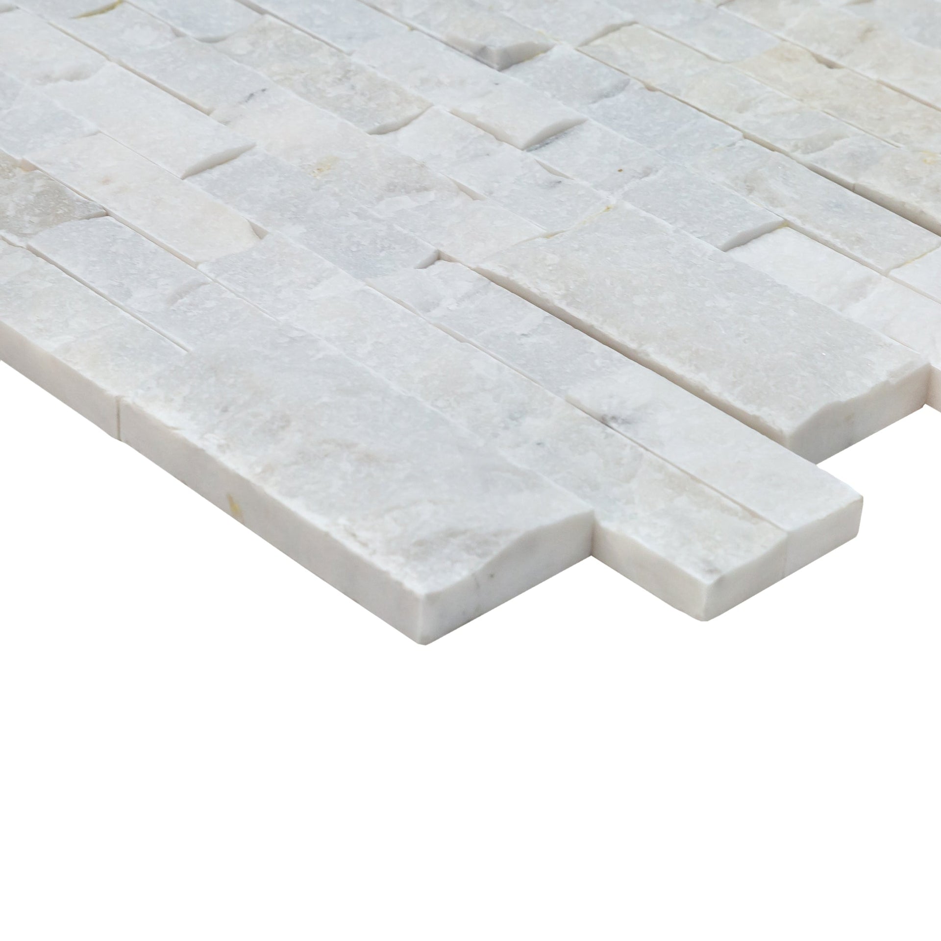 Carrara White Ledger 3D Panel 6