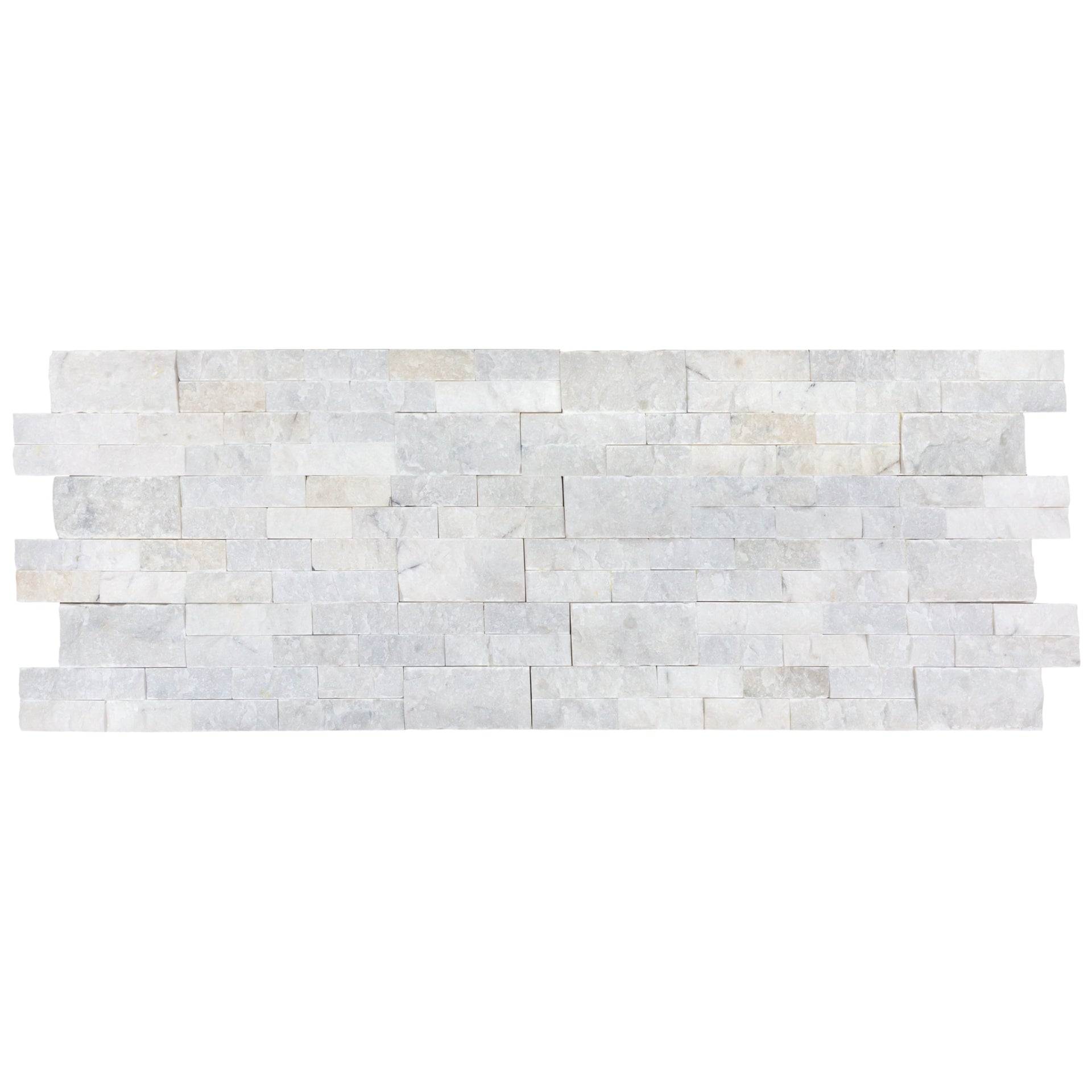 Carrara White Ledger 3D Panel 6