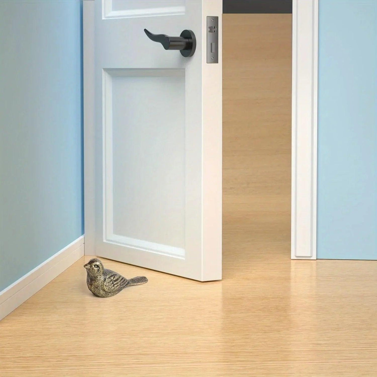 Cast Iron Bird Door Stopper Decorative Floor Wedge