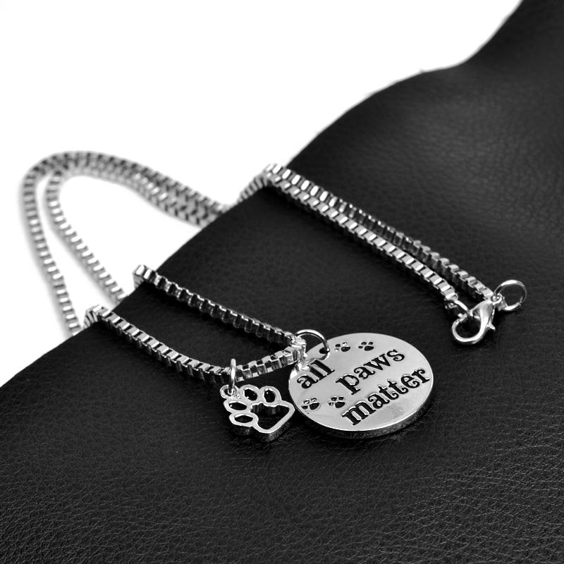 All Paws Matter Pendant Necklace
