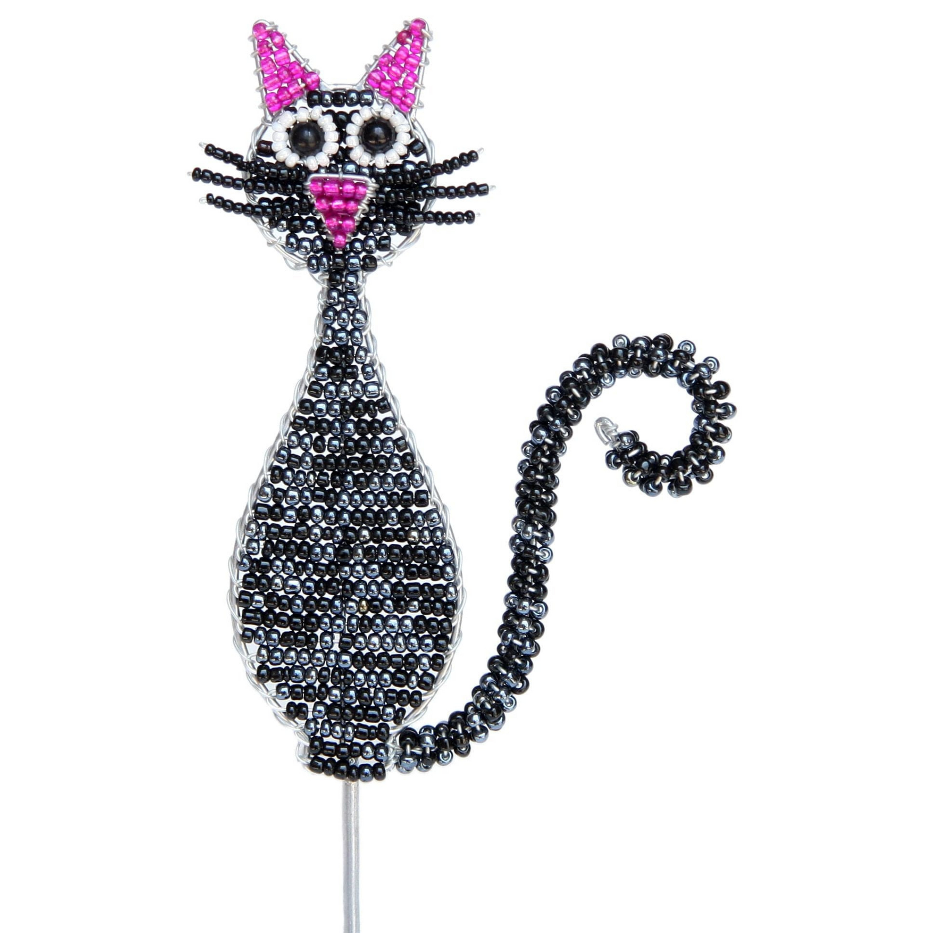 Cat Pot Stake Beadworx by Extol Accessories