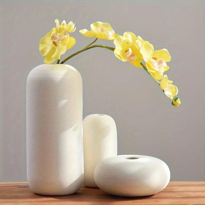Ceramic Scandinavian Vase for Tabletop Flower Arrangement