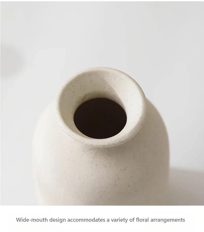 Ceramic Vase Set of 3 Modern Boho Style Vases