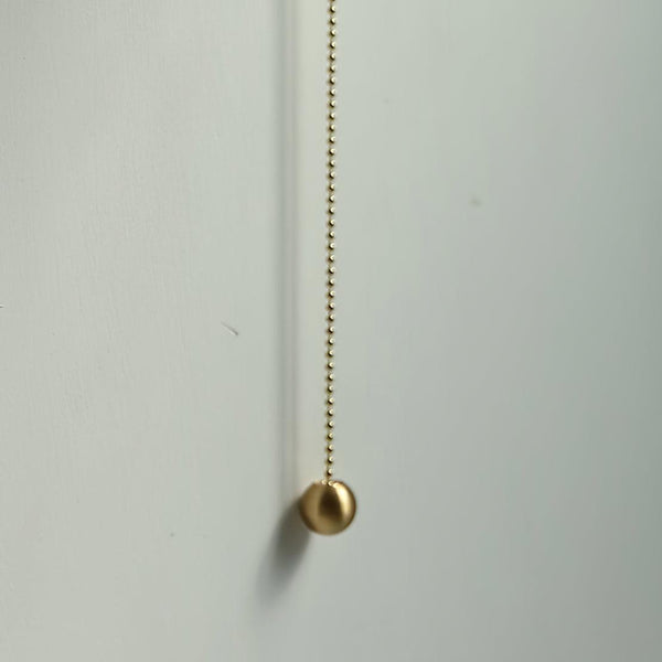 Ceramic Brass Retractable Arm Wall Light 4.7