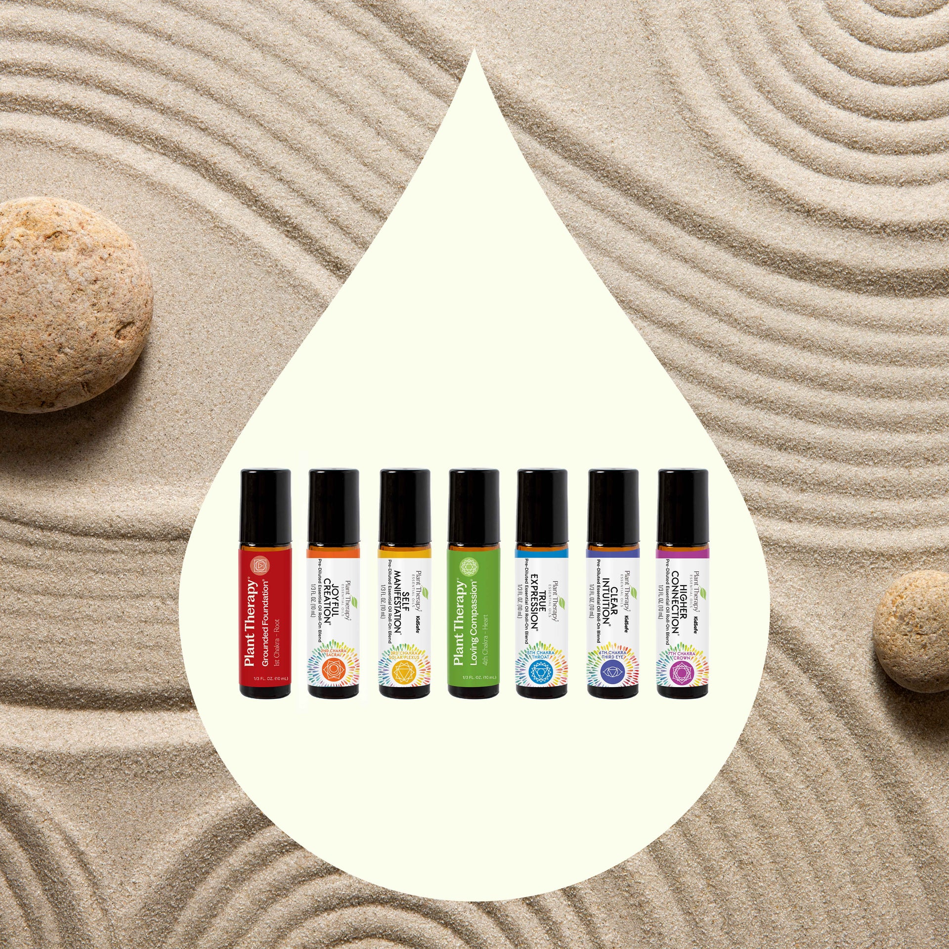 Chakra Blends Essential Oil Roll-On Set