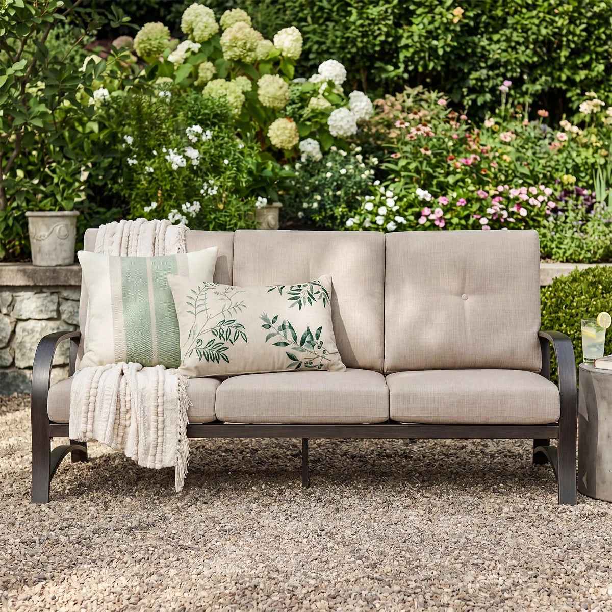 Chamber 3 Piece Outdoor Furniture Set with Sunbrella® Cushions