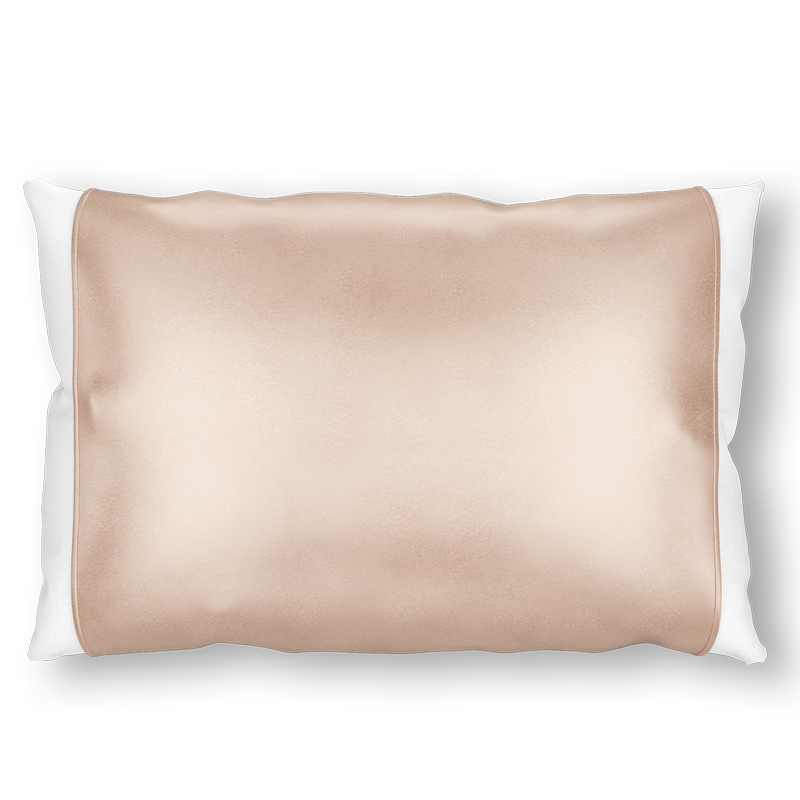 Champagne Silk Pillow Sleeve.