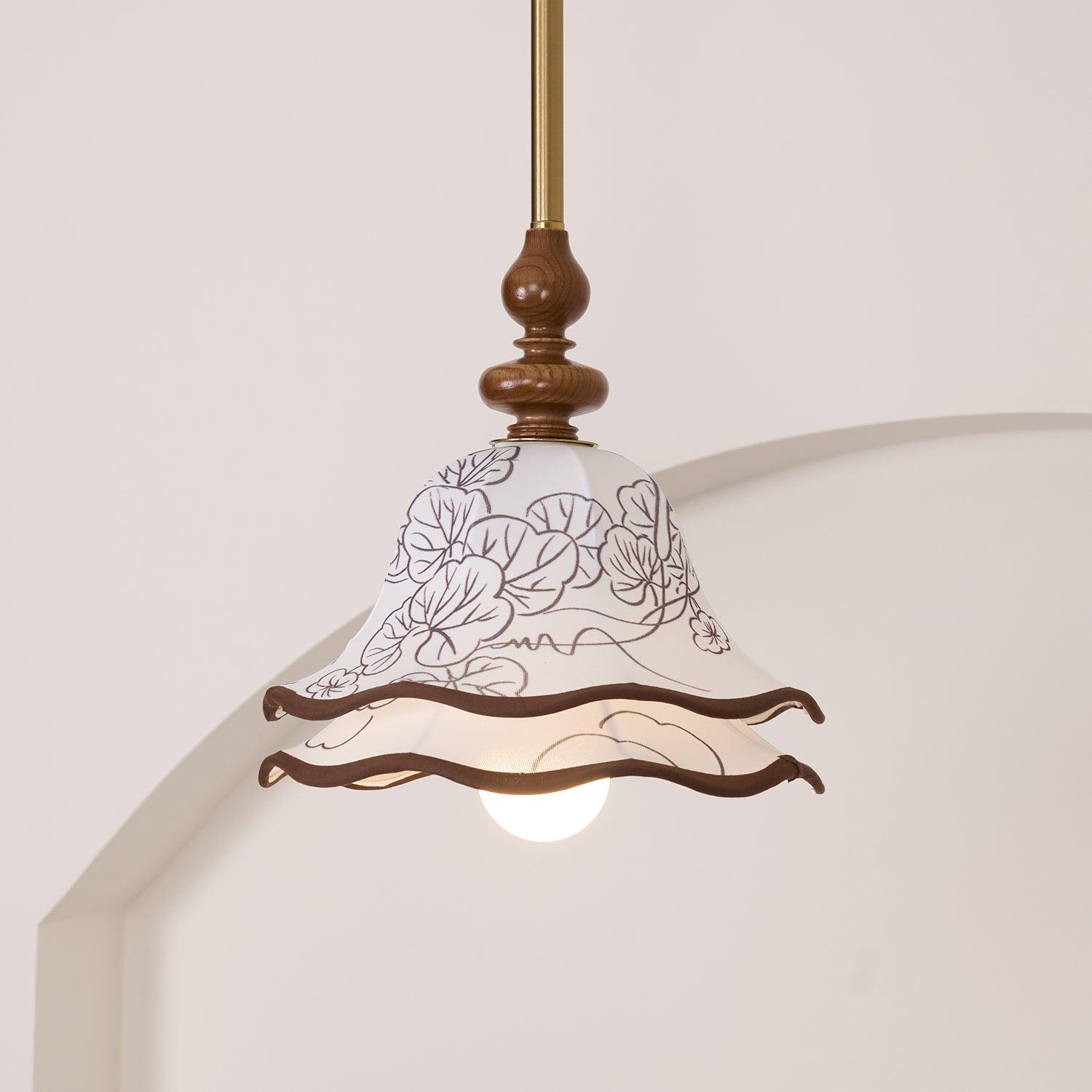 Charleston Floral Pendant Lamp - Gifts for You 'n Me