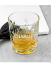 Personalized Name Etched Crystal Whisky Tumbler engraved
