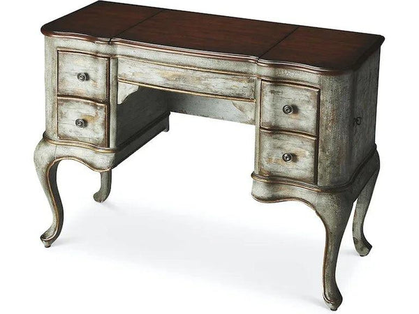 Charlotte Rustic and Vanity Table in Blue - Gifts for You 'n Me