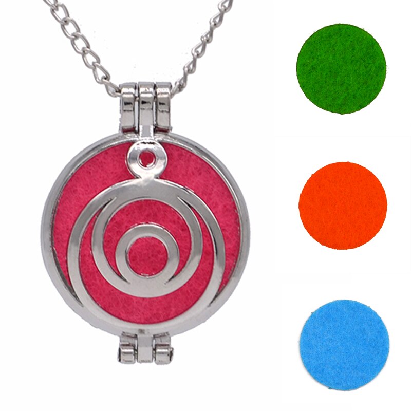 Aromatherapy Locket Necklace – Essential Oil Diffuser Pendant