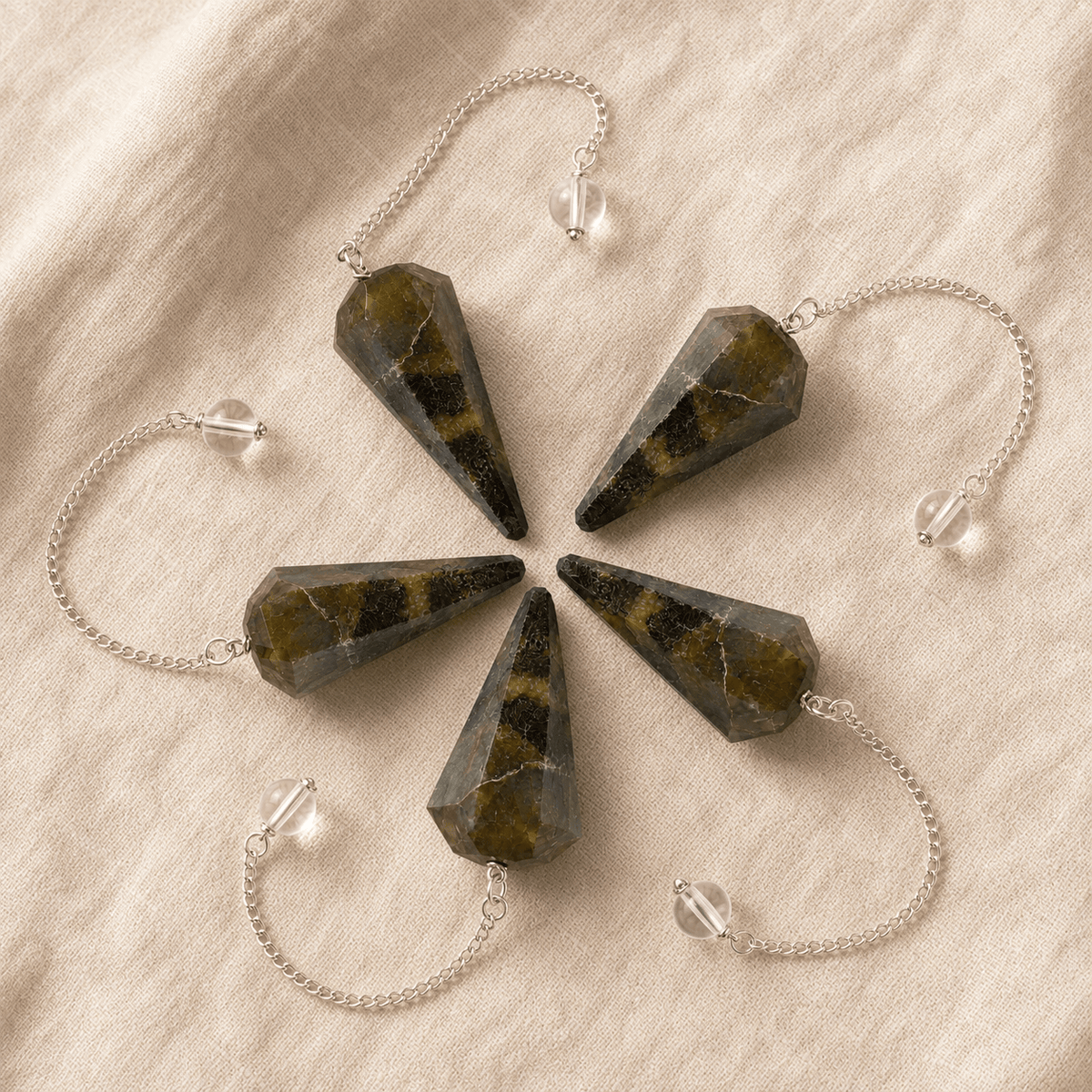 Labradorite Pendulum (Synchronicity and Protection)