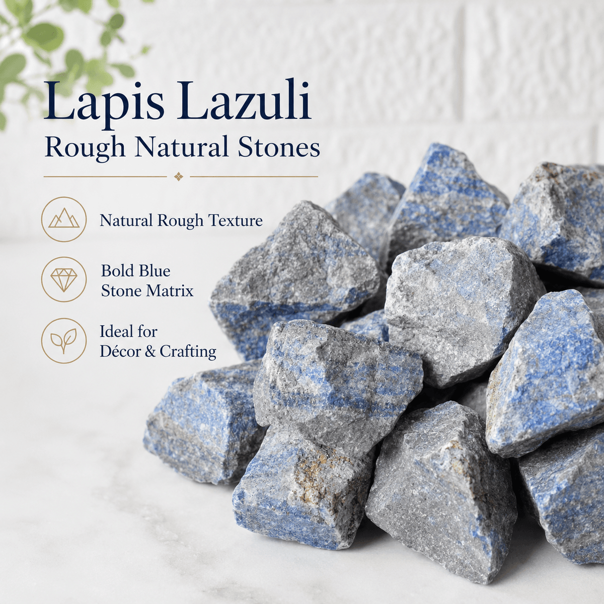 Lapis Lazuli Rough Rocks (Intellect and Truth)
