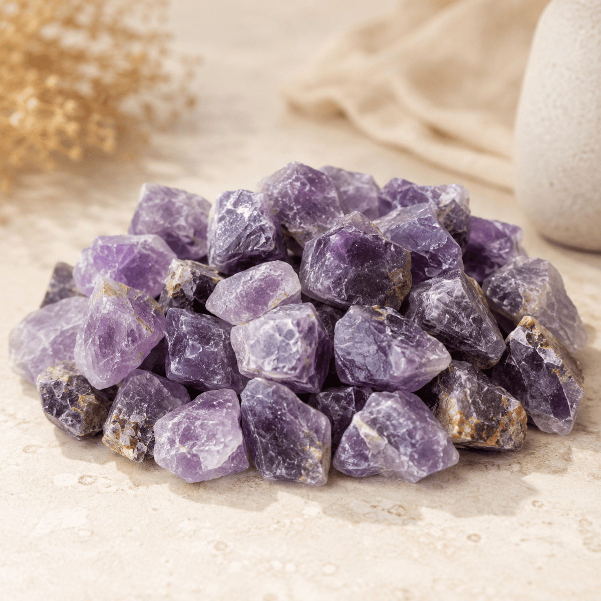 Raw Amethyst Rough Rocks (Serenity and Calm)