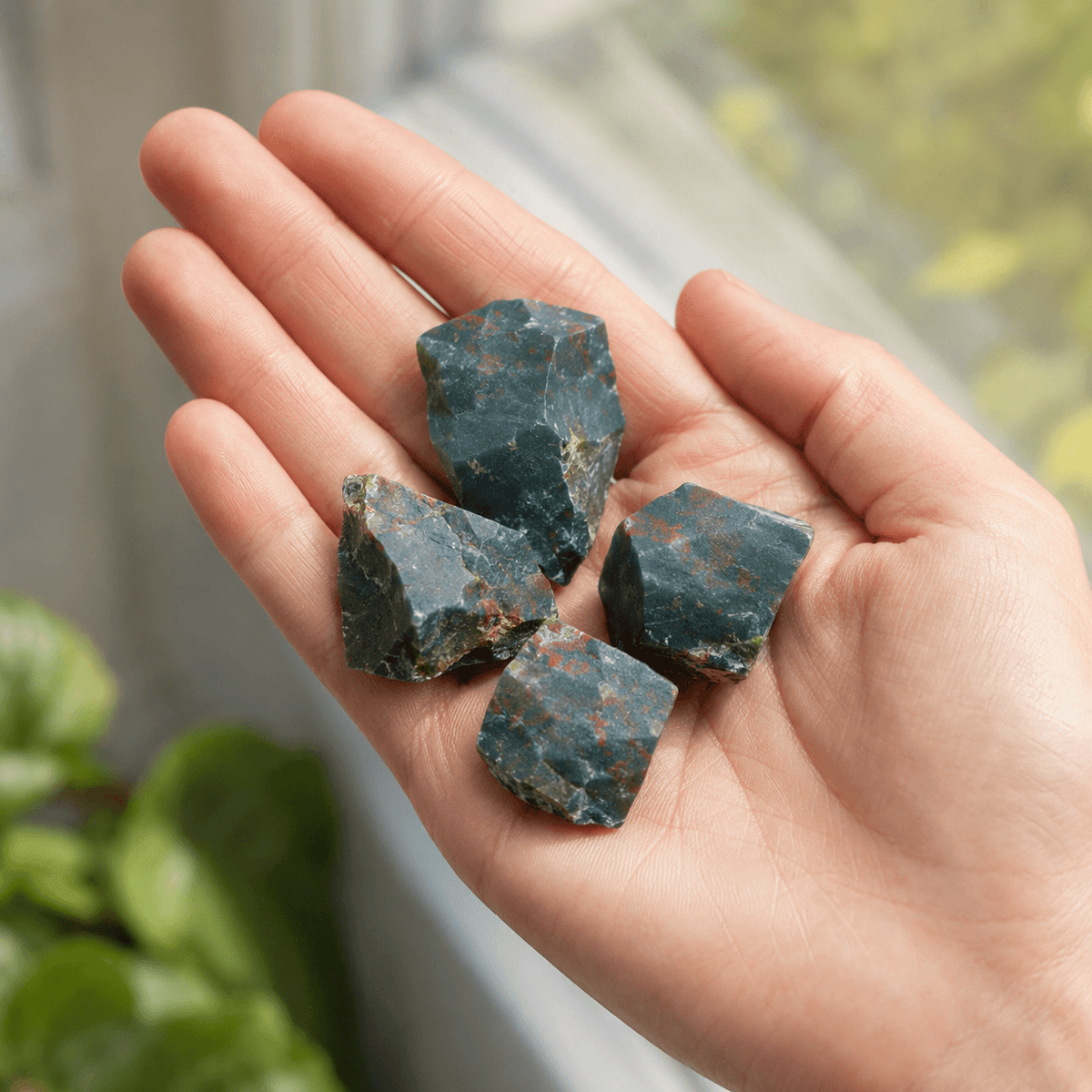Bloodstone Rough Rocks (Grounding and Protecting)