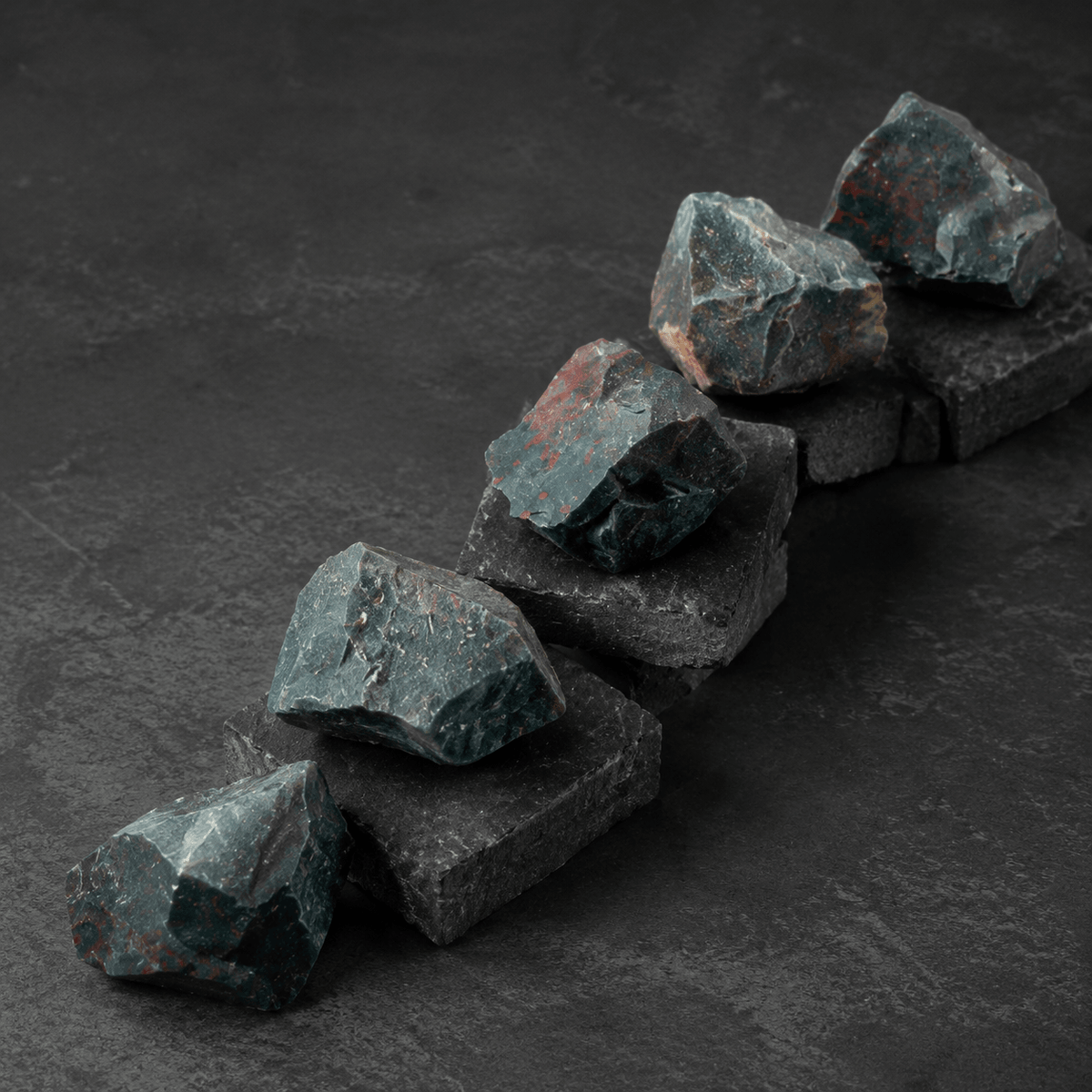 Bloodstone Rough Rocks (Grounding and Protecting)