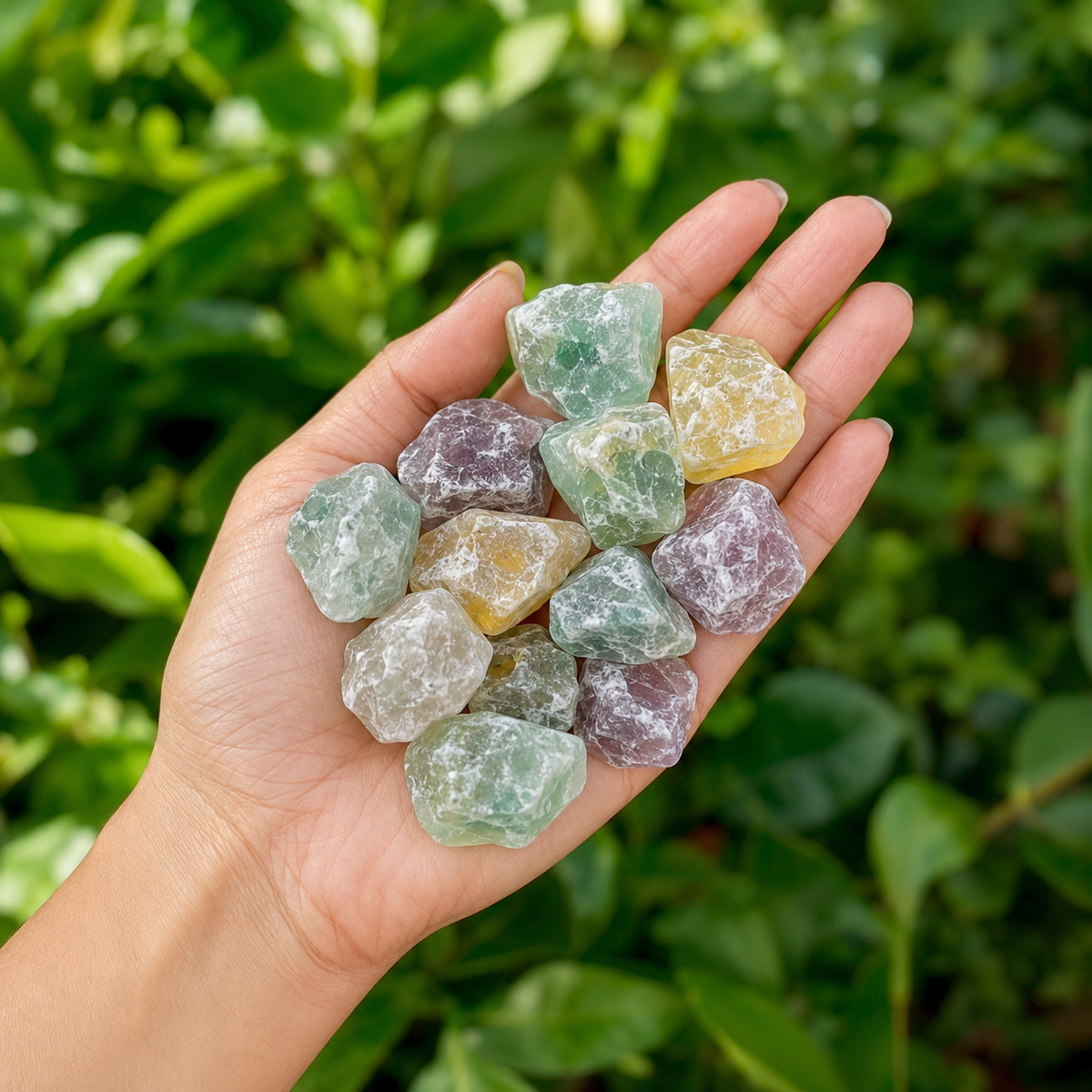 Multi Fluorite Rough Rocks (Grounding and Clarity)