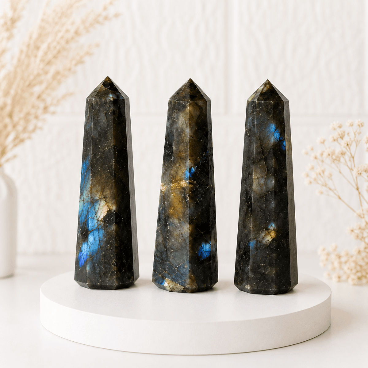 Labradorite Tower Point ( Intuition and Spiritual Enlightenment)