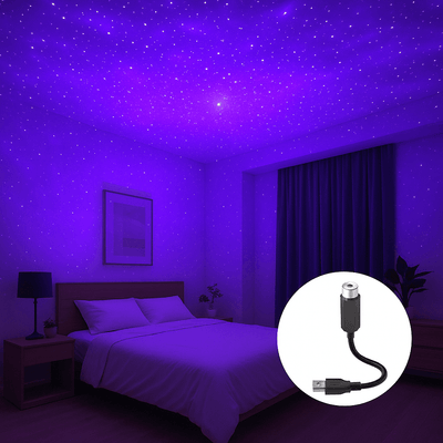 Lumen & Stars USB Power Star & Light Projector