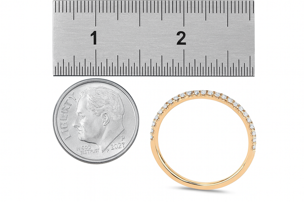 Sterling Silver Eternity Ring - 14K Gold Plated GOODSPHORIA.COM