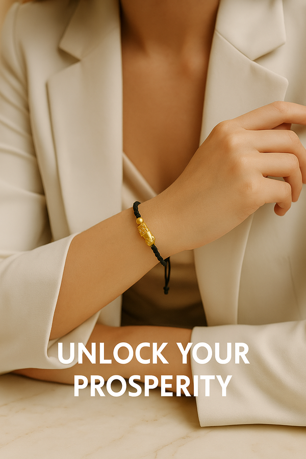 Gold Pi Xiu Wealth Bracelet GOODSPHORIA.COM