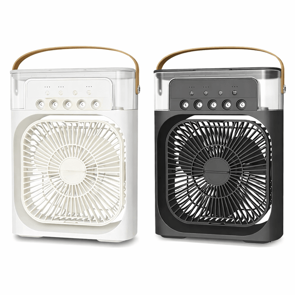 Compact Air Cooler | 3-in-1 Evaporative Cooler Fan with Adjustable Speeds | USB Powered for Personal Comfort