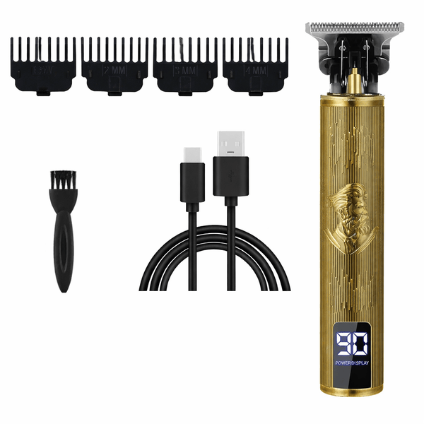 Professional Hair Clipper Beard Trimmer USB Rechargeable Barber Shaver