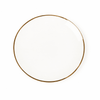 Narrow Gold Rim Salad Plate Plate- Set of 4