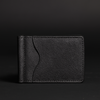 The Pinnacle Wallet - Limited Edition Black Saffiano Leather Slim Money Clip