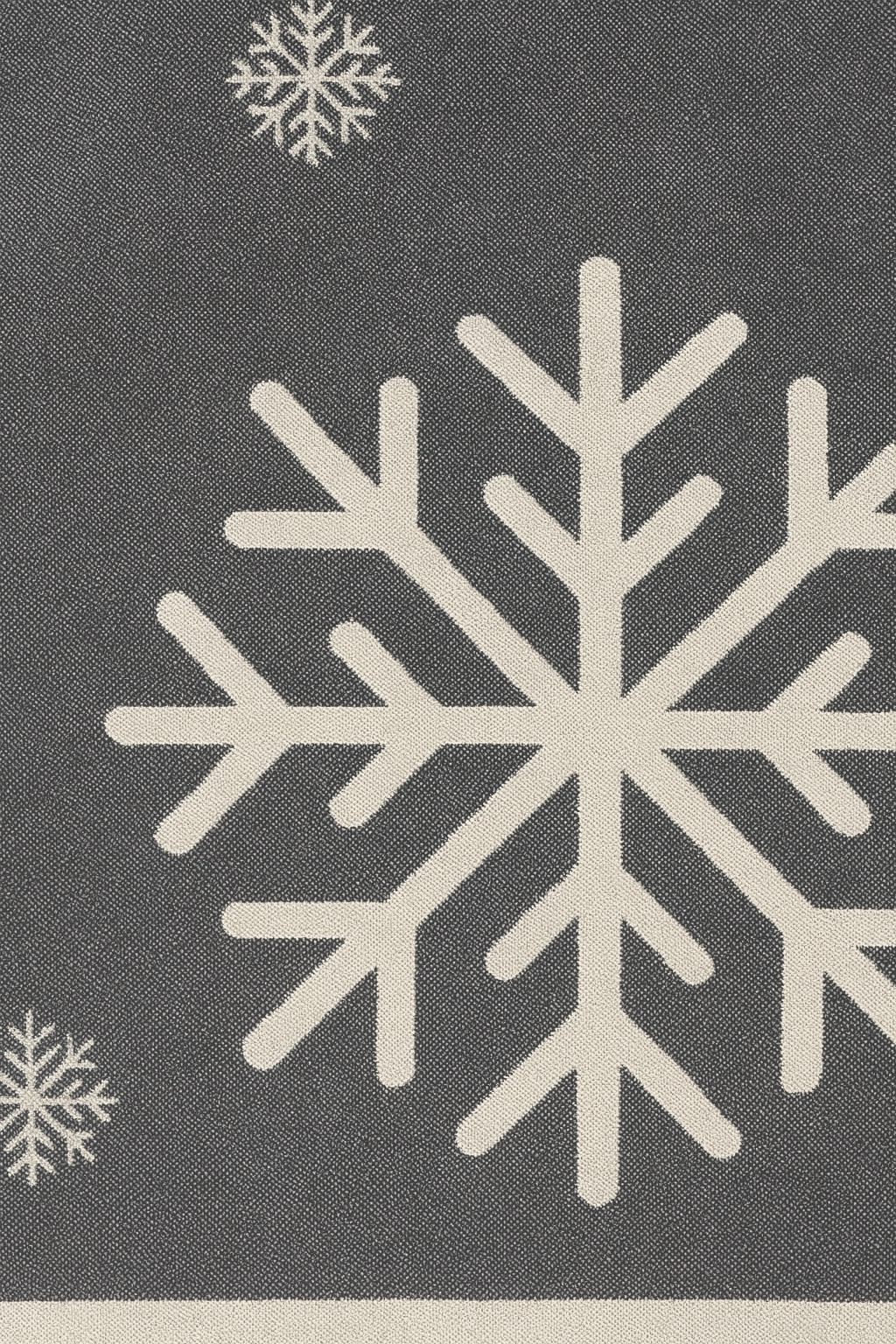Christmas Reindeer Snowflake Turkish Cotton Throw Blanket 56×72 – Soft Organic Holiday Decor Gift