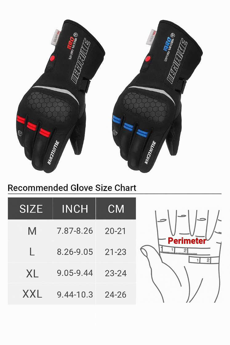 Rechargeable Heated Gloves - Waterproof GOODSPHORIA.COM
