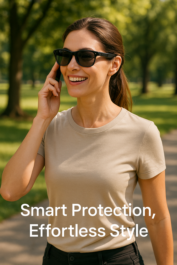 Smart Photochromic Glasses with AI Camera GOODSPHORIA.COM