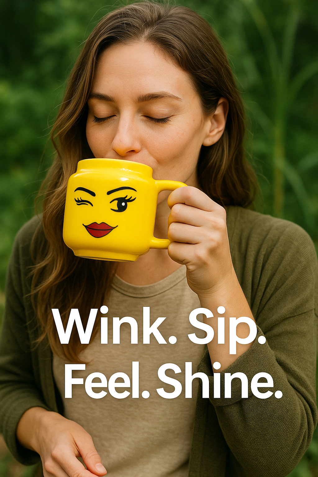 Cartoon Ceramic Mug - Daily Joy & Smile Moments | GOODSPHORIA GOODSPHORIA.COM