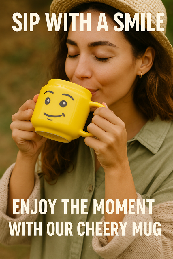 Cartoon Ceramic Mug - Daily Joy & Smile Moments | GOODSPHORIA GOODSPHORIA.COM