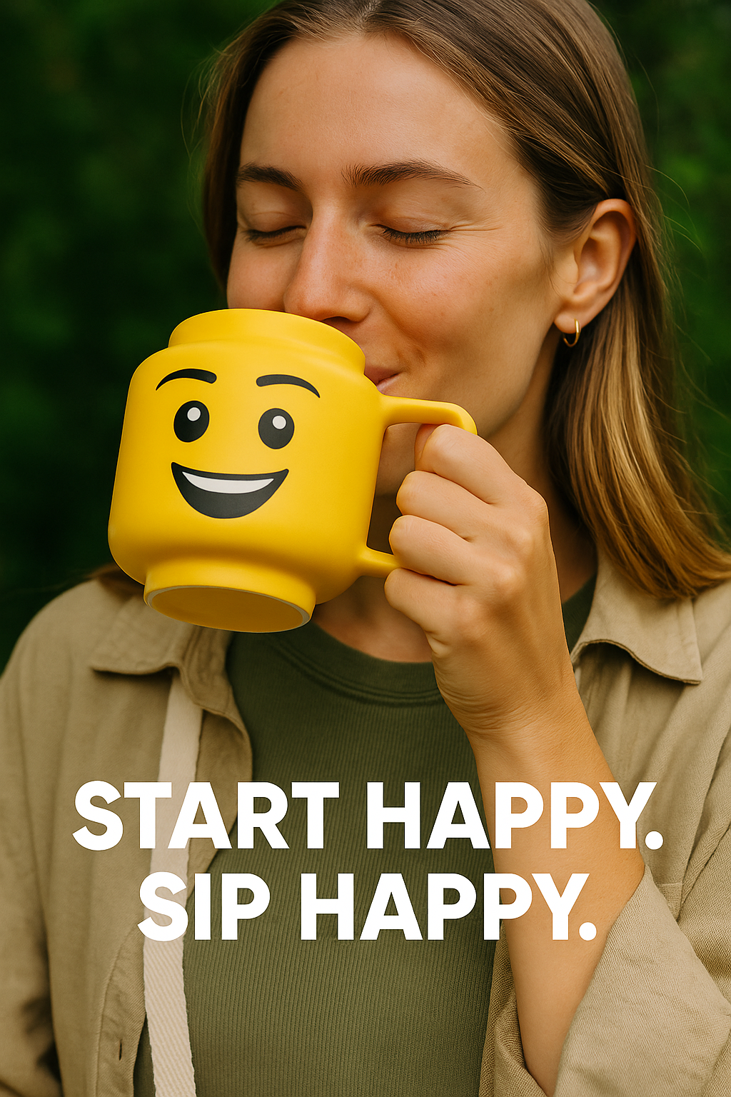 Cartoon Ceramic Mug - Daily Joy & Smile Moments | GOODSPHORIA GOODSPHORIA.COM