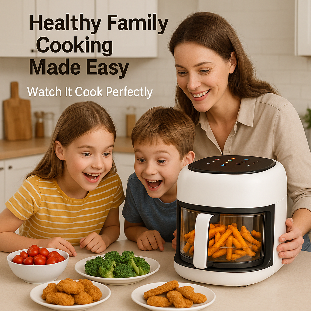 Air Fryer - Your 360° Visual Cooking Companion - Never Burn Food Again GOODSPHORIA.COM